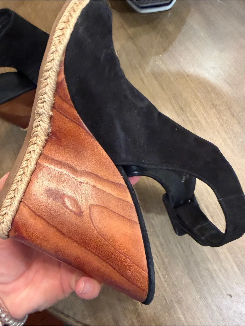 Tory Burch black suede